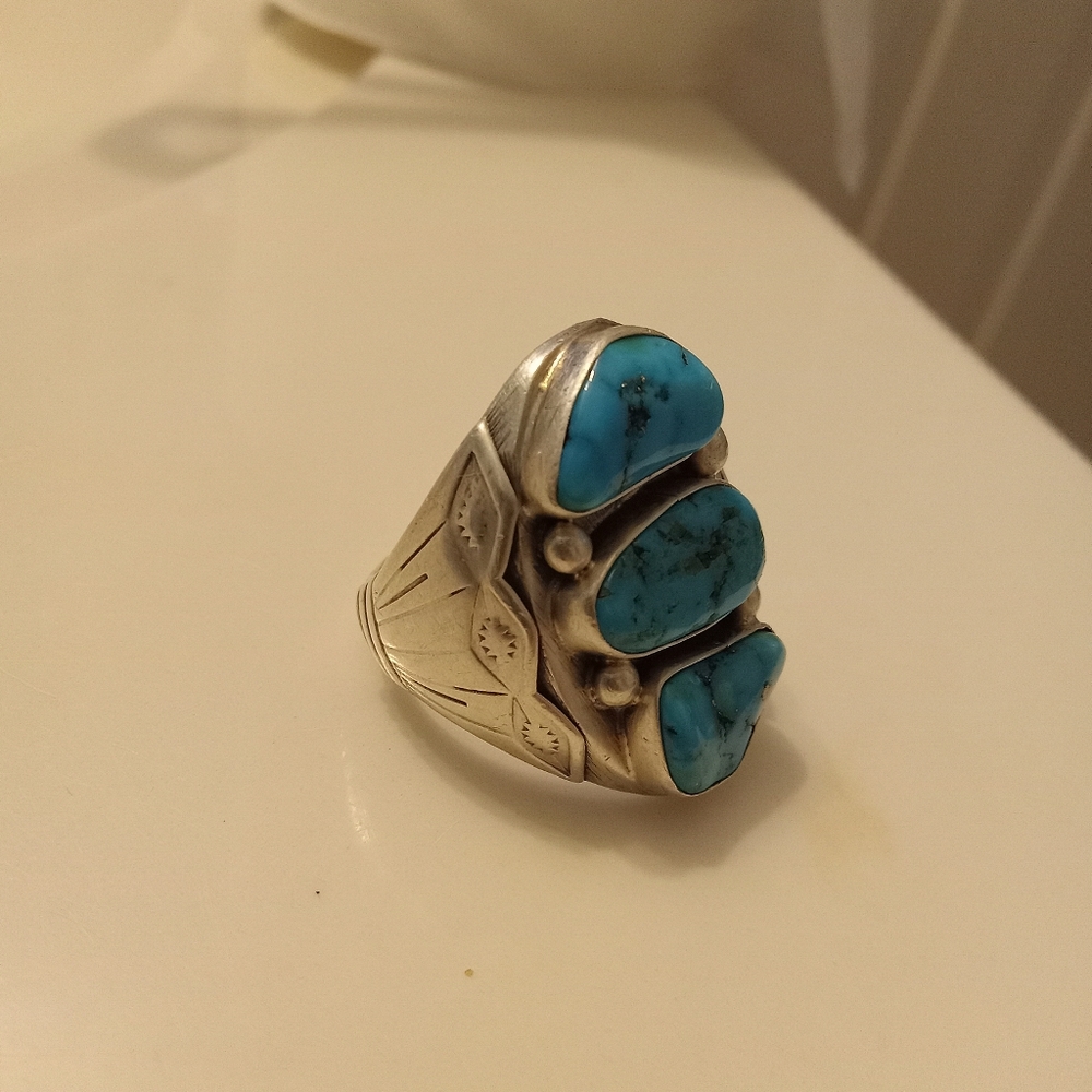 Vintage sterling silver men's ring